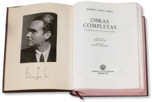 Primera edición de las Obras completas de Federico Gracía Lorca. Año 1954